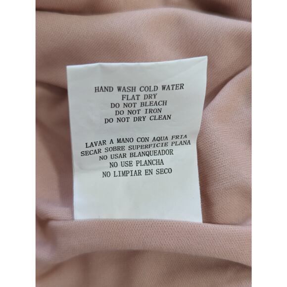 AS U WISH! SHIMMERY BEIGE/TAN STRETCH KNIT SEQUINNED PEEP SHOULDER DRESS! SZ XXL - Picture 6 of 10